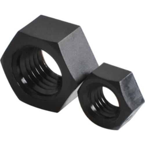 50pcs/lot M2 M2.5 M3 M4 M5 M6 M8 White or black Nylon Hex Nut Hexagon Plastic Hex Nuts