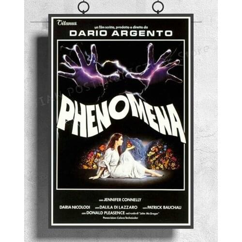 NJ758 PHENOMENA aka CREEPERS Movie Horror Dario Argento Suspiria Wall Sticker Silk Poster Art Home Decoration
