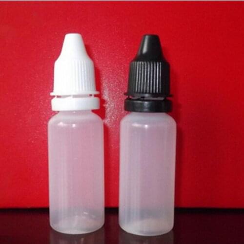 Wholesale 15ml Plastic PE Dropper Bottle With Childproof Cap, Empty 15CC Eye Dropper Bottle LX1338
