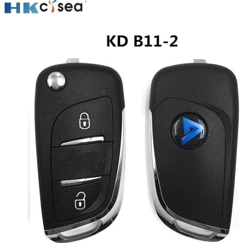 HKCYSEA 2/10/20pcs/lot B11-2 2 Button DS Style Universal KD Remote for KD-X2 KD900 Mini KD Car Key Remote Replacement
