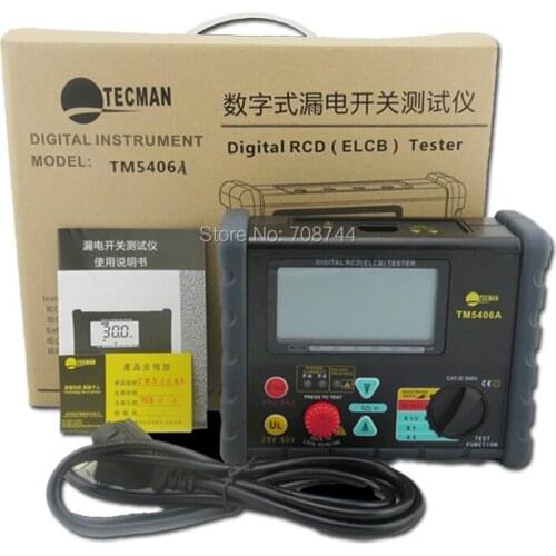 TM5406A Digital Leakage Protection Switch Tester Meter