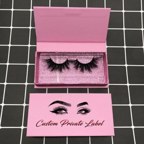 Empty Eyelashes Packaging for Full Strip Lashes Mink False Eyelashes Custom Box Makeup Eyelashes Wholesale Lash Vendor