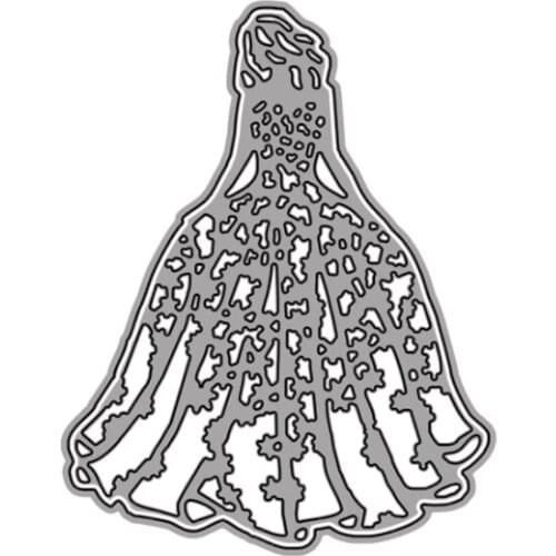 Cutting Dies Pretty Skirt Formal Dress For DIY Scrapbooking Embossing Album Paper Cards Dies 2021 New