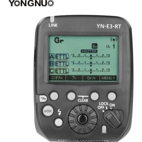 Yongnuo YN-E3-RT II TTL Radio Flash Trigger Speedlite Transmitter Controller as ST-E3-RT for Canon 600EX-RT YONGNUO YN600EX-RT