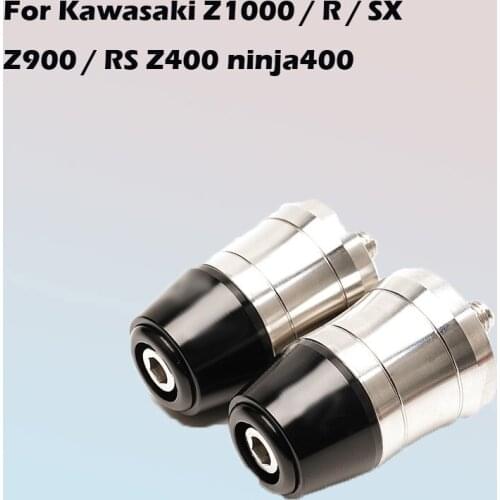 For Kawasaki Z1000 / R / SX Z900 / RS Z400 ninja400 modified stainless steel handle plug balance plug