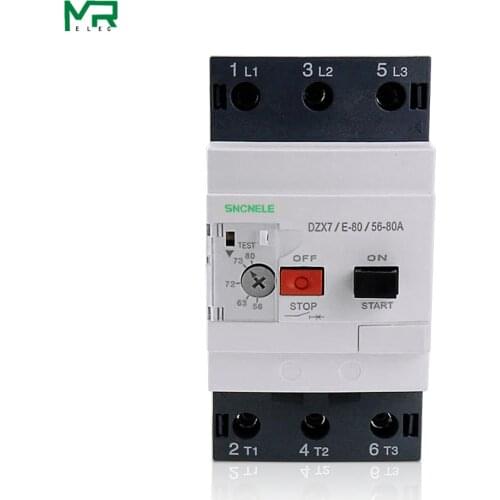 1PCS GV3-ME80 56-80A Series MPCB Motor Protection Circuit Breaker GV3 Motor Protector Circuit Breaker /Motor Protection Switch