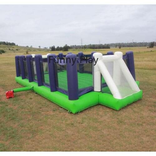 Factory direct inflatable games Inflatable Football Field oxford soccer pitch