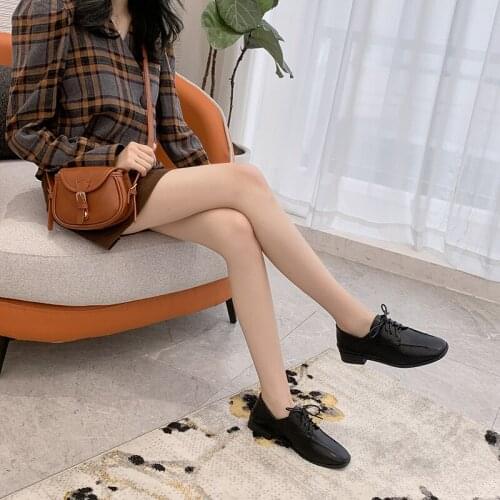 Womens singles shoes Lace-up non-slip New spring fashion wild Fresh simple and elegant professional daily womens shoes U29-22