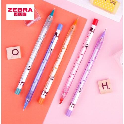 1pc ZEBRA M-1403 Mechanical Pencils Cute Color Penholder 0.5mm Pencil for Student Writing Drawing Kawaii Stationery