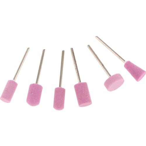 12PCS Nail Drill Bit Cuticle Clean Rotary Burr Polishing Heads Replace