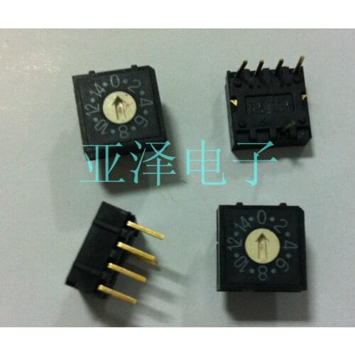 RH4 rotary switch 16-bit rotary DIP switch coding code 4: 1 positive code free shippping