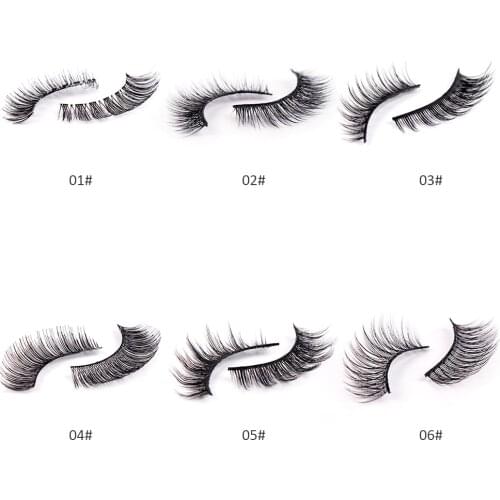 3pairs Makeup False Eyelashes Mink Lashes High Volume Reusable Crisscross Thick Fluffy 3D Mink Eyelashes Makeup Tools