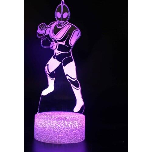 Anime Manga Indoor Lighting Night Light For Home USB Lamp Bedroom Fancy Table Led Lights Childrens Bulbs Room Festoon 3D Deco