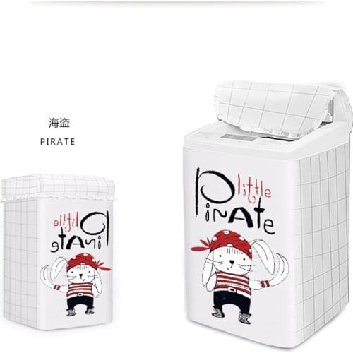 SRYSJS Washing Machine Dust Cover Silver Coating Waterproof Washing Machine Cloth Cover Sticker Fasten Style Cover