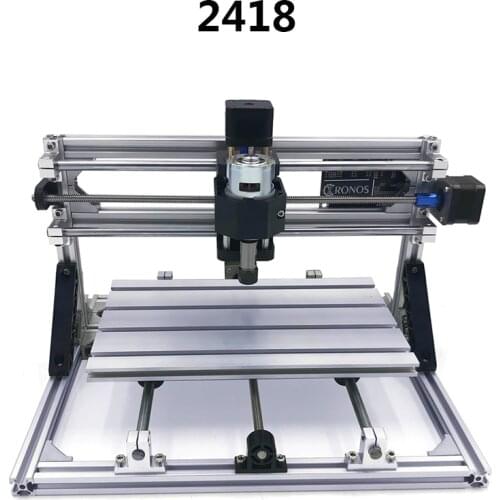 CNC 2418 with ER11 DIY Mini Laser Engraving Milling Machine PCB Milling Machine Wood Carving Router