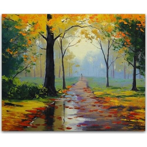 DONGMEI OIL PAINTING hand-painted oil painting high quality modern landscape art painting pictures DM-15100509