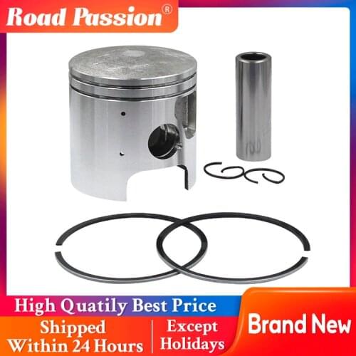 Road Passion Motorcycle Parts Piston Rings Kit 66~67mm for Kawasaki KDX125 KDX 125 1990-1999