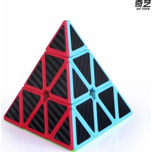 ZY-Wisdom Dimension Pyramid Magic Cubo Magico Professional Neo Speed Cube Puzzle Antistress Toys For Children