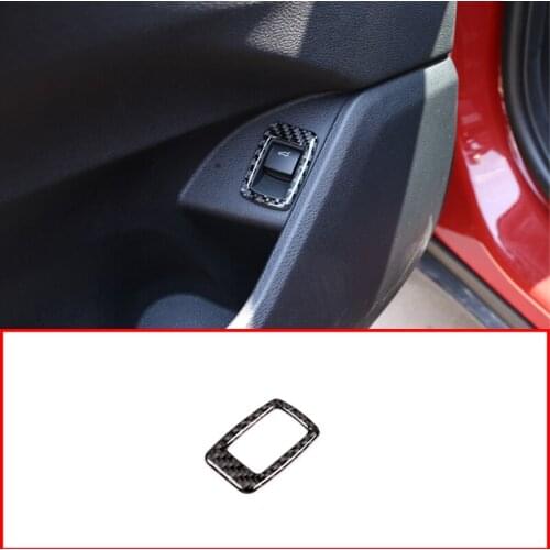 Soft Carbon Fiber Indoor Trunk Switch Frame Trim For BMW X1 F48 2016-2019 Accessories