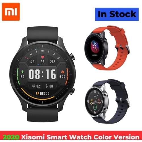 2020 New Xiaomi Mi Smart Watch Color Version NFC 1.39' AMOLED Screen Multi-dial Sport Fitness Heart Rate Xiaoai Voice Control