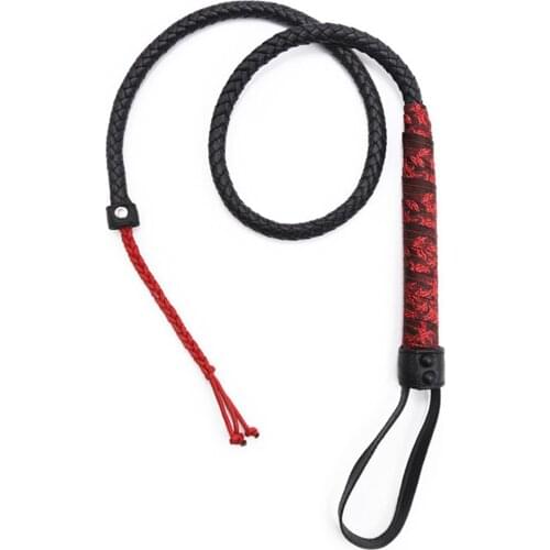 Sex Toys Adults Leather Hand Made Pimp Whip Femdom Racing Riding Crop Party Flogger Queen Whip for Sex bdsm