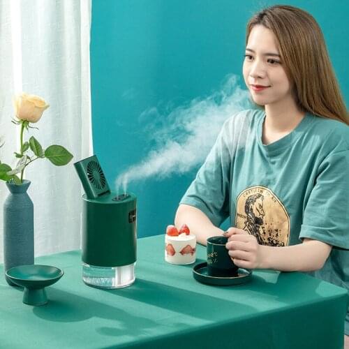 Lifting fan, humidifying, hydrating, cooling, air-conditioning fan, USB charging, desktop wind power, water-cooled electric fan