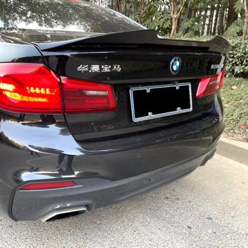 For 2018 BMW G30 G38 M5 520i 528i 535i 530i 525i Spoiler high quality ABS Material Car Spoiler P style For BMW M5 PSM Spoiler