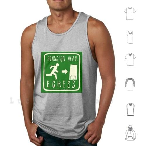 Podington Bear-Egress Tank Tops Vest Sleeveless Podington Podington Bear Music Album Music Album Music Cover Music Art