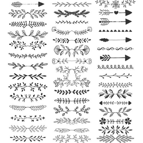 Plant tree leaves pattern Metal Cutting Dies Stencil for DIY Scrapbooking Photo album Paper Cards Decorative Crafts