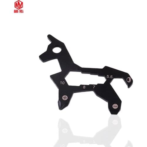 1PCS Hot Sale!!! New Outdoor Tool Carabiner Accessories Bottle Opener Keychain Stainless Steel EDC Multi-Function Screwdriver