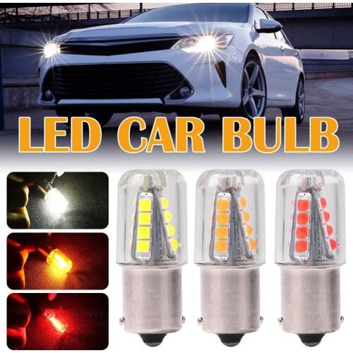 1pc Car LED Bulb 1156 1157 3030-SMD Turn Signal Backup Reversing Taillight Brake Lights BA15S P21W BAY15D P21/5W Light Bulb