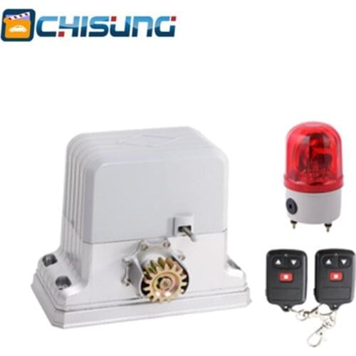 1800KG Electric Sliding Gate Door Opener Motor with warning lamp with sound and flashing