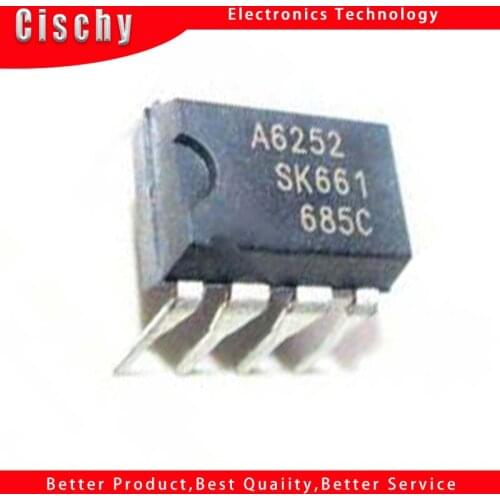 10pcs/lot STR-A6252 STRA6252 A6252 DIP-7 In Stock
