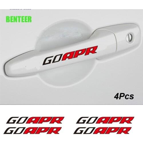 4pcs Apr Car Door Handle Sticker For Volkswagen Golf6 Golf7 Polo Sagitar B6 R36 B7L CC Touran Passat B8 Audi A1 A3 A4 A6 MK6 MK7