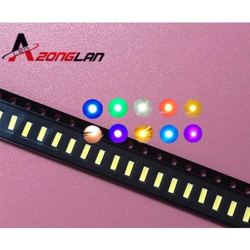 500pcs/lot 5 Colors 3014 SMD Led Super Bright Red/Green/Blue/Yellow/White/warm white Water Clear LED Light Diode