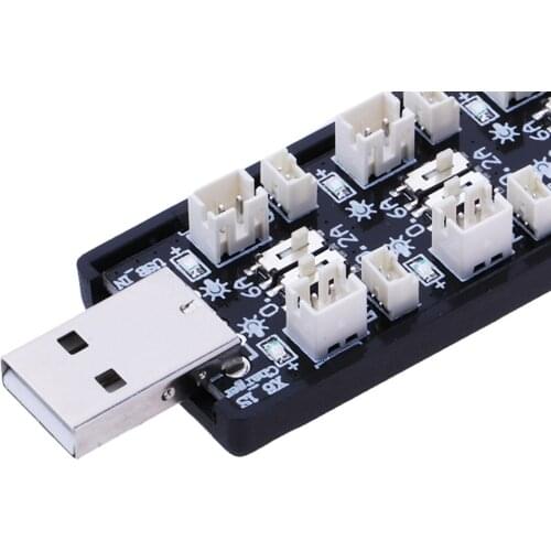 6CH 1S Lipo Lithium Battery Charger Board USB for Blade Tiny Whoop