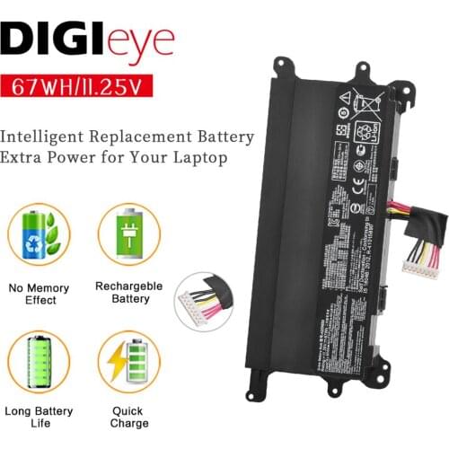 6000mAh A32N1511 Laptop Battery for Asus ROG G752 G752V G752L G752VL G752VT G752VM G752VY G752VS 0B110-0037000