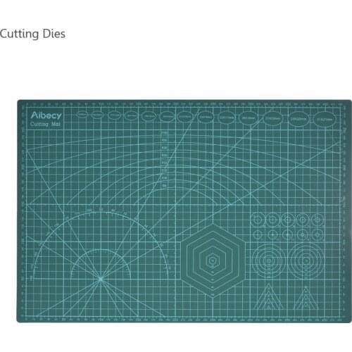 A3 Double-sided PVC Cutting Mat Paper Cutting Pad Quilting Grid Lines Printed Board For Diy Cutting Dies Tools