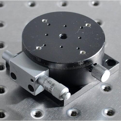 Central Precision Machine RS-611 Central Precision Machine Manual Optical R-axis 360 Degree Rotation Precision Angle Slide Table