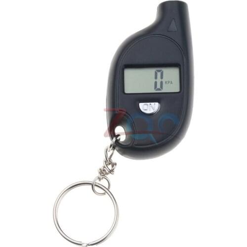 Digital Tire Gauge Lcd Display Car Tire Air Pressure Tester Meter Auto Car Motorcycle Tire Safety Alarm Mini Keychain Style