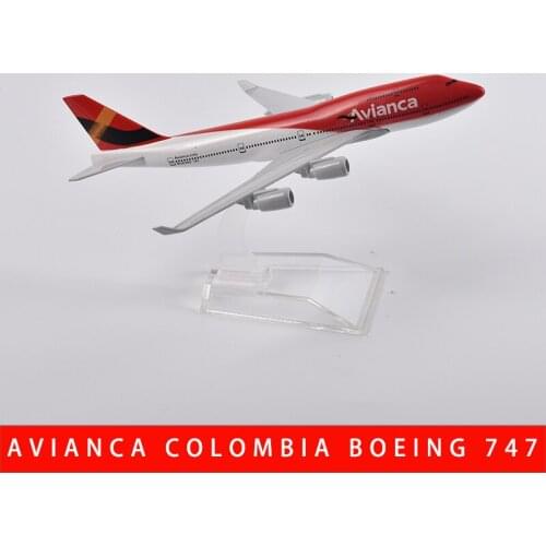 JASON TUTU 16cm Columbia Airlines Avianca FK50 Plane Model Airplane Model Aircraft Model 1:400 Diecast Metal Airplanes Plane Toy
