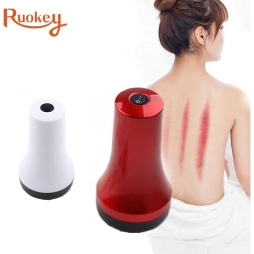Easy Electric Cupping Massager Suction Vacuum Magnet Therapy Guasha Scraping Massage Stimulate Acupoint Body Slimming