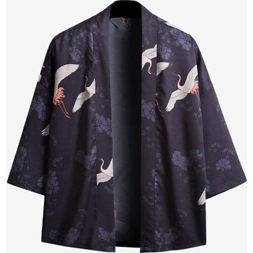 Japanese kimono cardigan men Japan clothing kimono shirt men male yukata TA1202