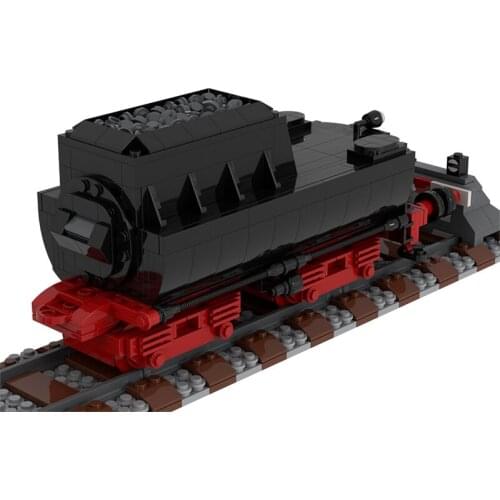 Building Blocks C5482 City Train German Class 52.80 Steam Locomotive Technical Industry Vapour Train Bricks Collection Toys