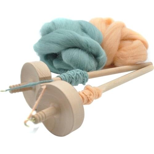 Hot Sell Drop Spindle Top Whorl Yarn Spin Hand Carved Wooden Tool Gift For Beginners Hogard 1 Pcs Sewing Accessories