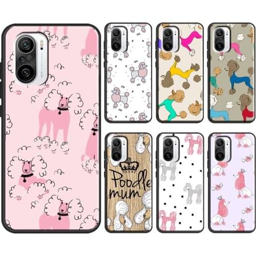 Cartoon Poodles Pattern For POCO F3 M3 X3 Pro Phone Case For Xiaomi Mi 11 A1 A2 A3 10T 9T Mi Note 10 Lite Coque