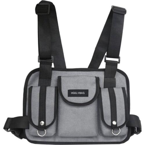 Men Chest Rig Waist Bag Hip Hop Street Wear Shoulder Bags 20CA