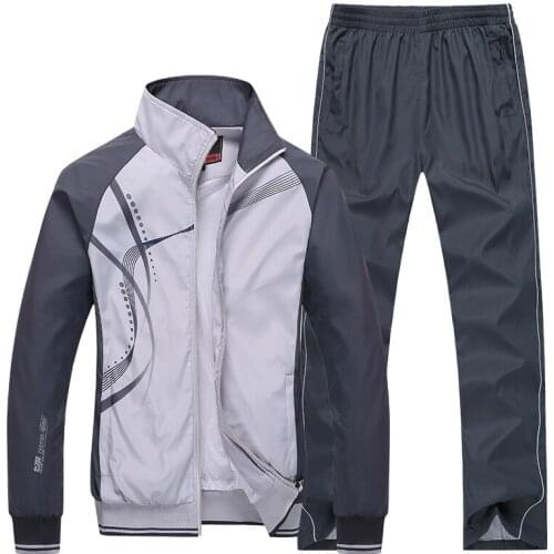 ECTIC Mens Sports Suits Tracksuits KOREAN Sport Suit Mens Set Sportswear Sweatpants Mens Fitness Jogging Gym Men Tracksuit Sets