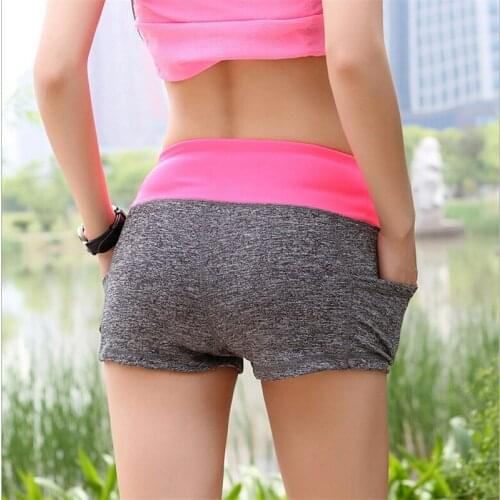 New Arrival 5 colors Size S-XL Women Running Shorts High Waist Shorts Gym Cycling Fitness Shorts Free Shipping