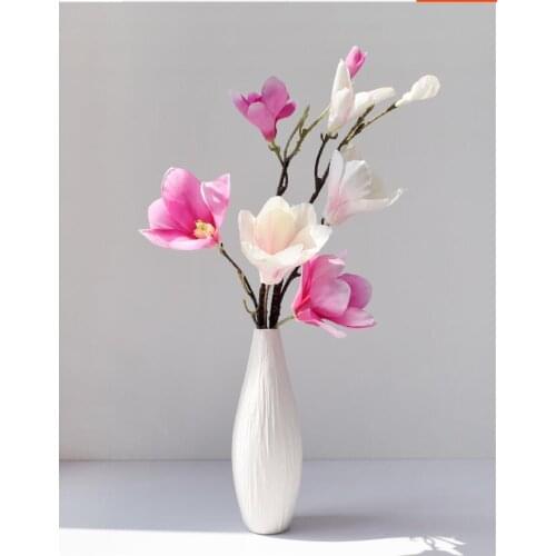 Modern Ceramic Vase Fake Flower Ornaments Home Livingroom Desktop Figurines Crafts Cafe CoffeeTable Flower Arrangement Decoraion